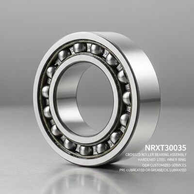 NRXT30035 تجميع محملات الأدوات المتقاطعة مع حلقة داخلية من الفولاذ المقاوم والخدمات المخصصة لشركة OEM المسبقة التشحيم أو المسبقة التشحيم بالدهون / الزيت